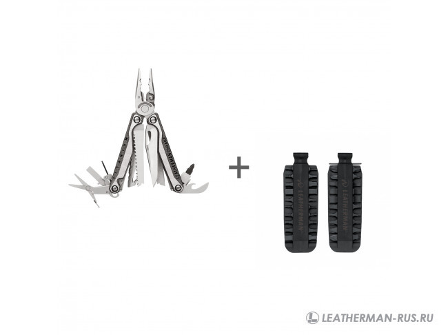 Мультитул Leatherman Charge Plus TTi + Дополнительный набор бит Leatherman (23 предмета) в подарок!