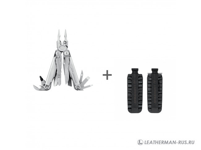 Мультитул Leatherman Surge + Дополнительный набор бит Leatherman (23 предмета) в подарок!